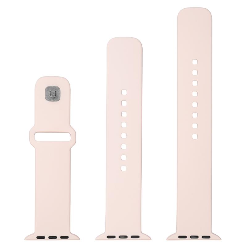 FIXED Silicone Sporty Strap pro Apple Watch 45/44/42 mm, růžový