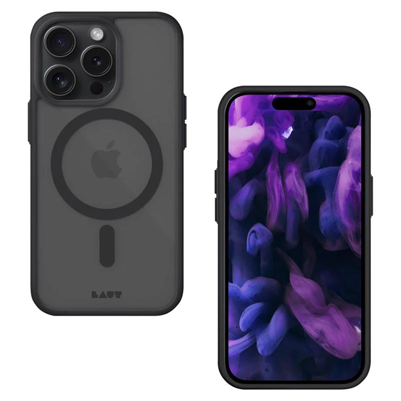 LAUT kryt Huex Protect Magsafe pre iPhone 15 Pro Max - Black