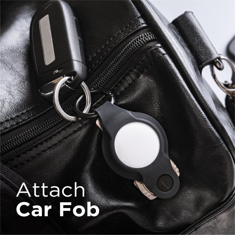 KeySmart Air Flex s púzdrom pre AirTag - čierny silikón