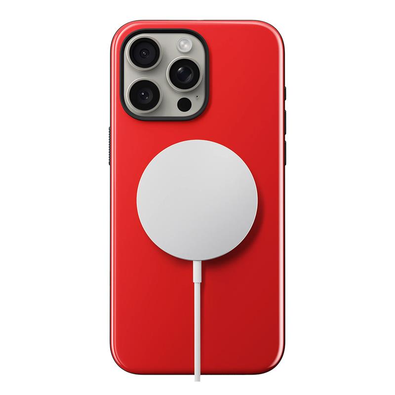 Nomad kryt Sport Case Magsafe pre iPhone 15 Pro Max - Night Watch Red