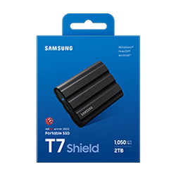 Samsung T7 Shield 2TB - externý SSD, USB3.2 Gen2, odolný IP65, čierny