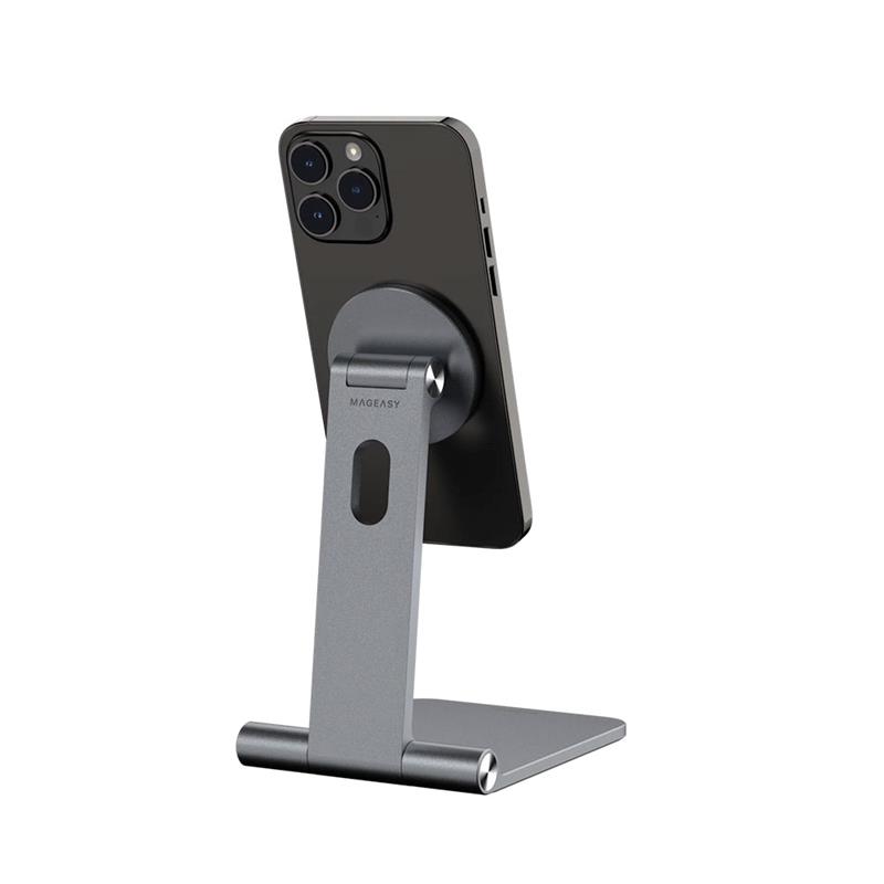 SwitchEasy stojan FlipMount Magnetic Hoop iPad/iPhone Stand  - Space Gray