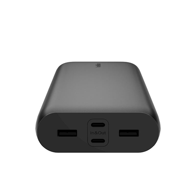 Belkin Boost Charge 4-Port Powerbank 26K with PD 32W - Black