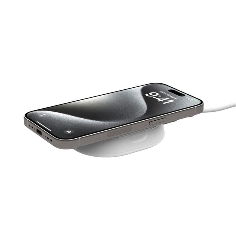 Belkin Boost Charge Pro Convertible Magnetic Wireless Charging Stand with Qi2 15W - White