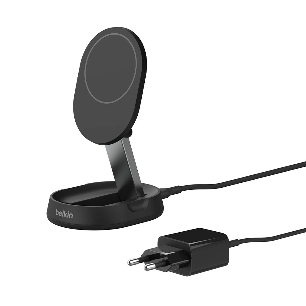 Belkin Boost Charge Pro Convertible Magnetic Wireless Charging Stand with Qi2 15W + 20W Charger - Black