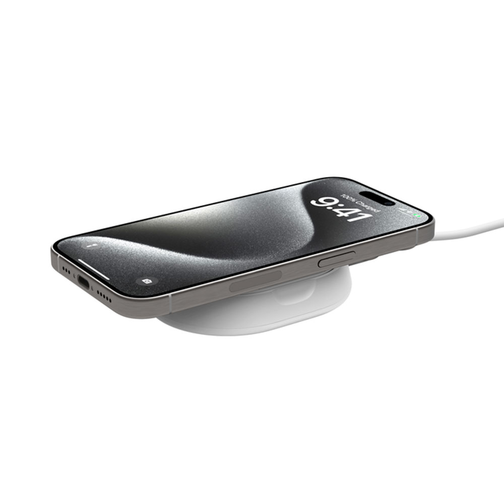 Belkin Boost Charge Pro Convertible Magnetic Wireless Charging Stand with Qi2 15W + 20W Charger - White