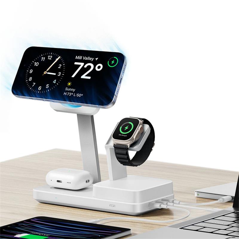 ESR 100W 6-in-1 Charging Station with MagSafe + CryoBoost - White