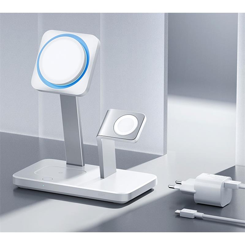 ESR 25W 3-in-1 Wireless Charger with MagSafe + CryoBoost - White