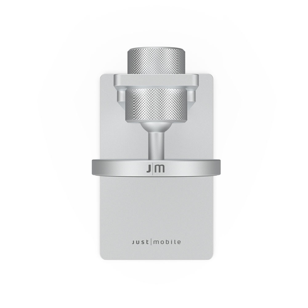 Just Mobile stojan AluDisc Pro Stand MagSafe - Silver Aluminium