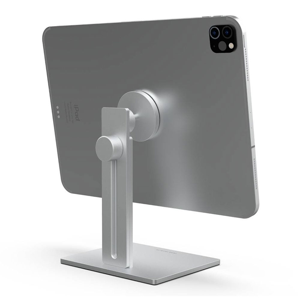 Just Mobile stojan AluDisc Max Tablet Stand - Silver Aluminium