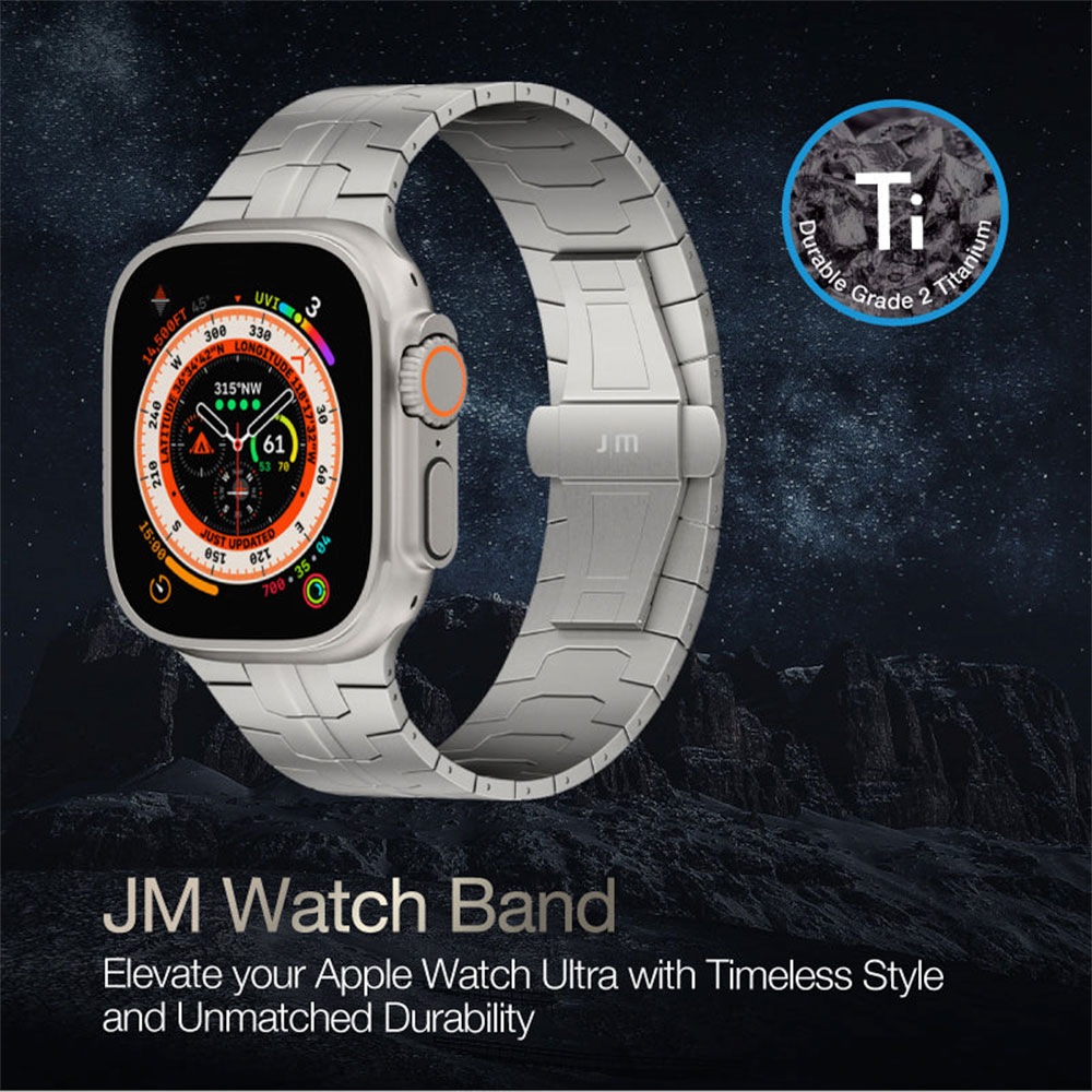 Just Mobile remienok Watch Band pre Apple Watch Ultra - Titanium