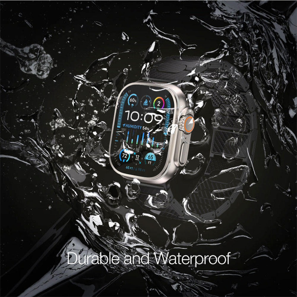 Just Mobile remienok Watch Band pre Apple Watch 44-49mm - Carbon Fiber