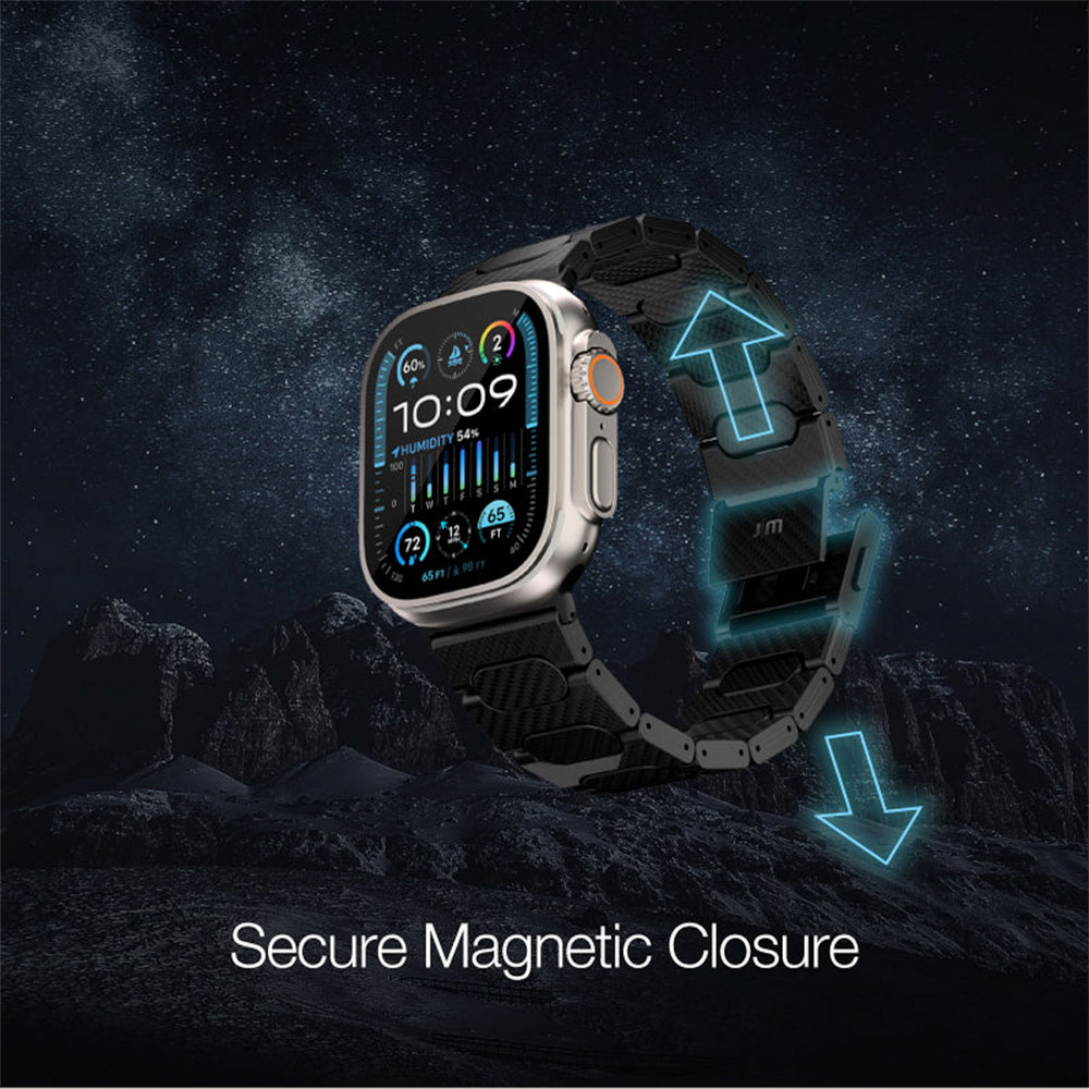 Just Mobile remienok Watch Band pre Apple Watch 44-49mm - Carbon Fiber