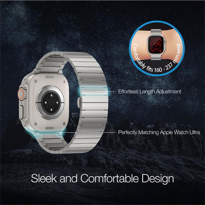 Just Mobile remienok Watch Band pre Apple Watch Ultra - Titanium DLC Coating