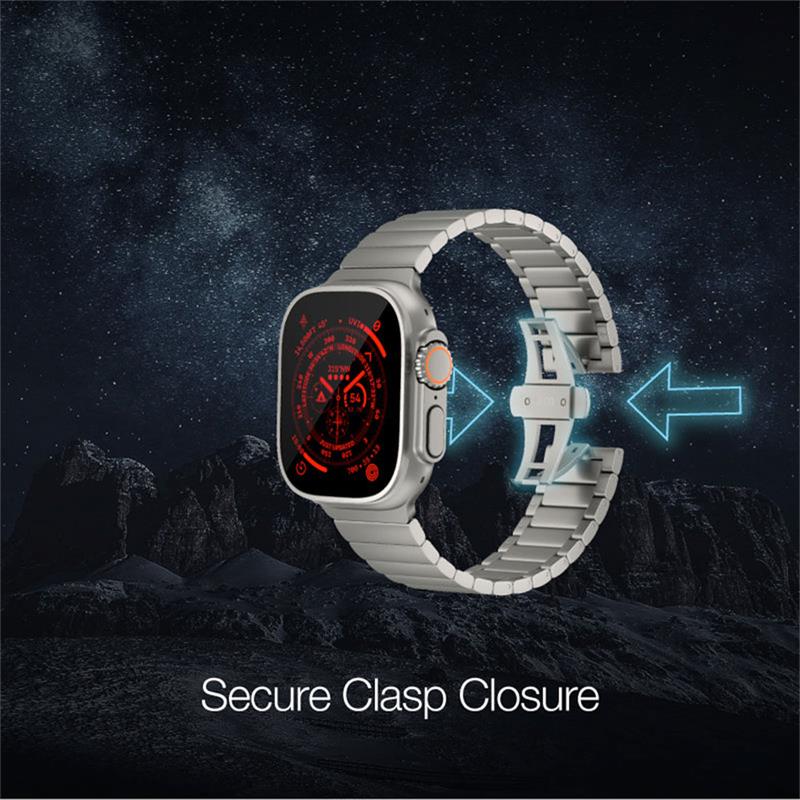 Just Mobile remienok Watch Band pre Apple Watch Ultra - Titanium DLC Coating