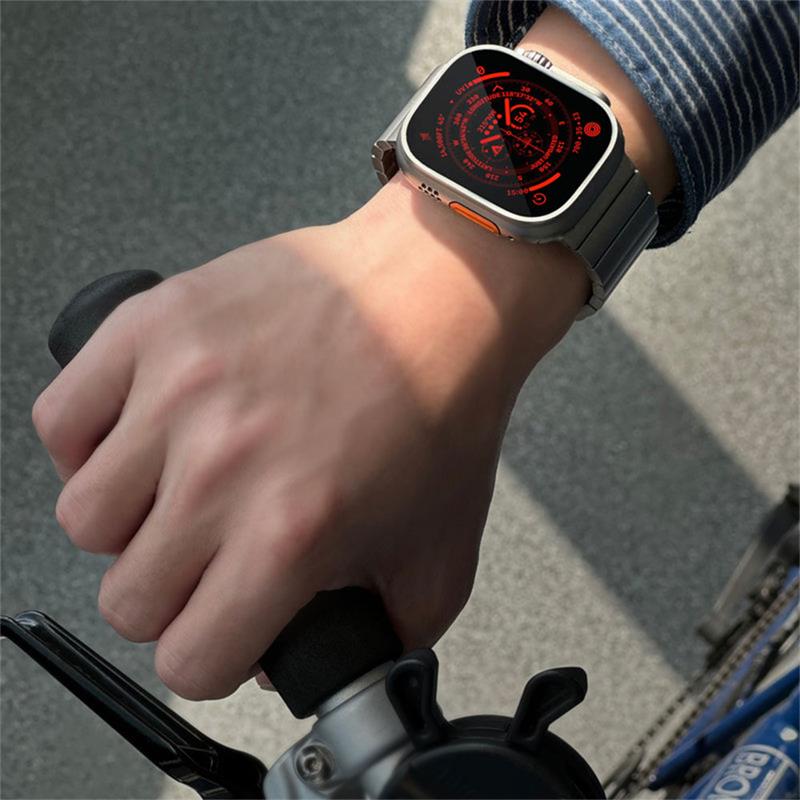 Just Mobile remienok Watch Band pre Apple Watch Ultra - Titanium DLC Coating