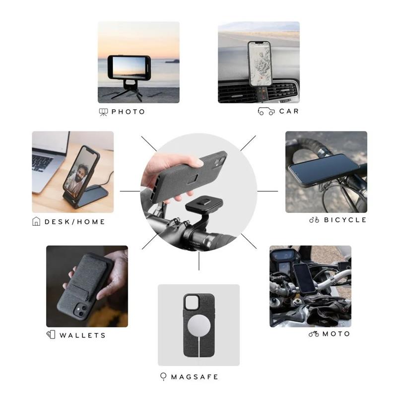 Peak Design Everyday Case pro iPhone 14 Pro - Charcoal *Vystavený*