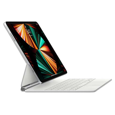 Apple Magic Keyboard pre iPad Pro 12.9" (3. - 6. generácie) a iPad Air 13" (M2) - Slovenská - Biela *Vystavený*