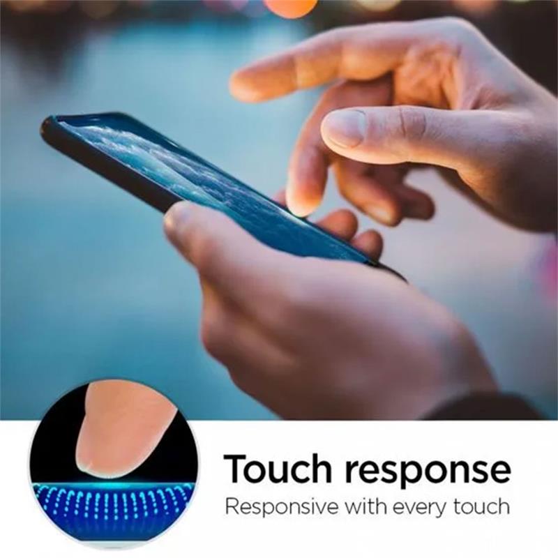 Spigen ochranné sklo GLAS.tR AlignMaster pre iPhone 11 Pro Max - Black Frame