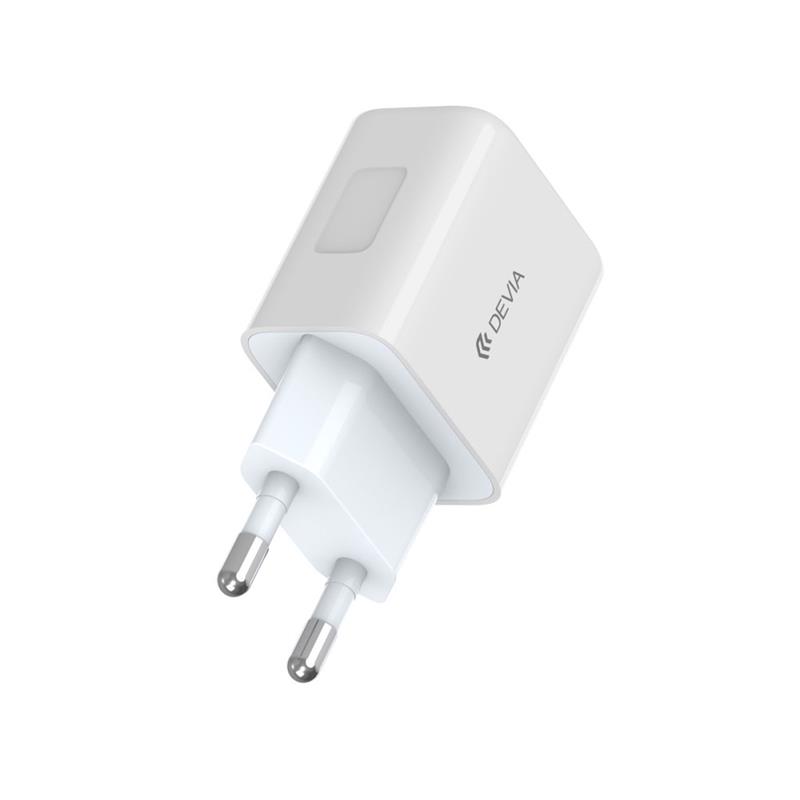 Devia sieťová nabíjačka Smart Series PD& QC 30W - White