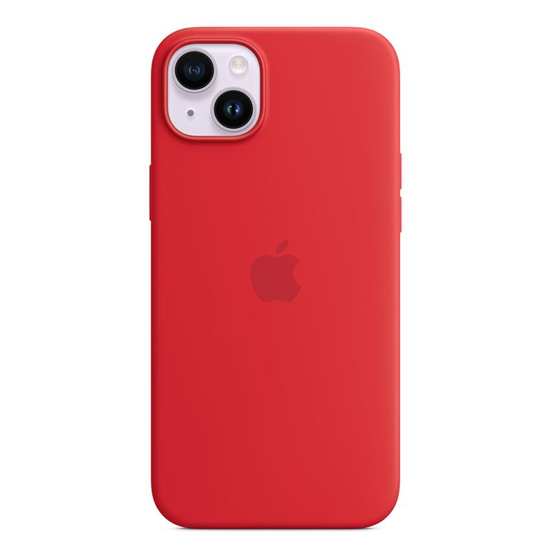Apple iPhone 14 Plus Silicone Case with MagSafe - (PRODUCT)RED *Vystavený*
