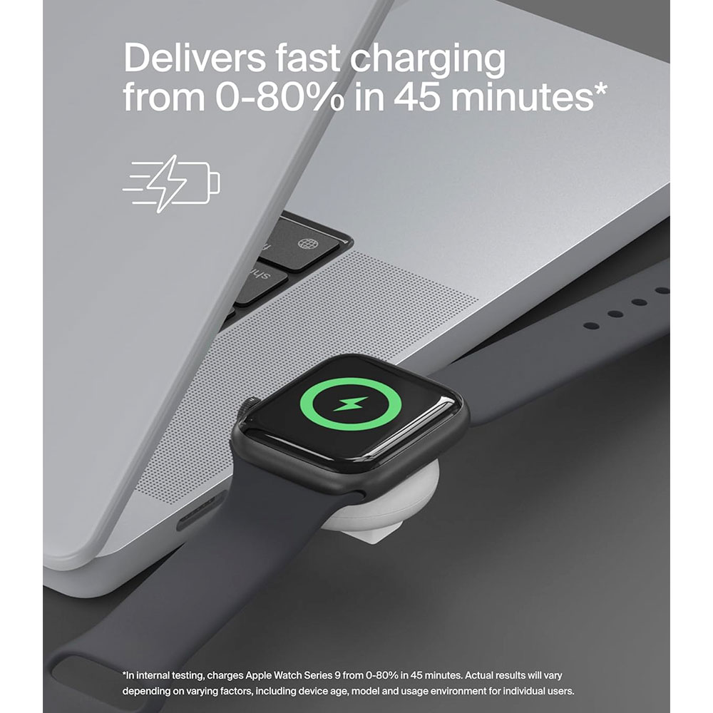 Belkin Boost Charge Apple Watch Fast Charge Dongle - White