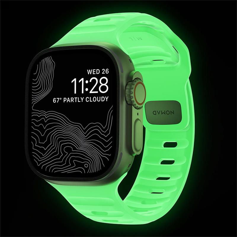 Nomad řemínek Sport Strap pro Apple Watch 49/45/44/42mm - Glow 2.0