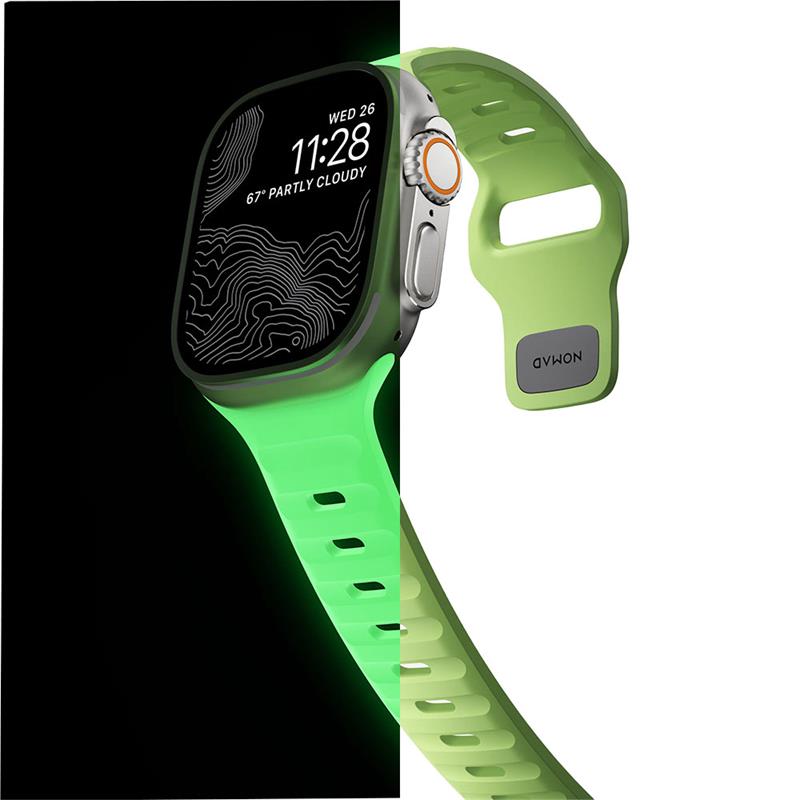 Nomad řemínek Sport Strap pro Apple Watch 49/45/44/42mm - Glow 2.0