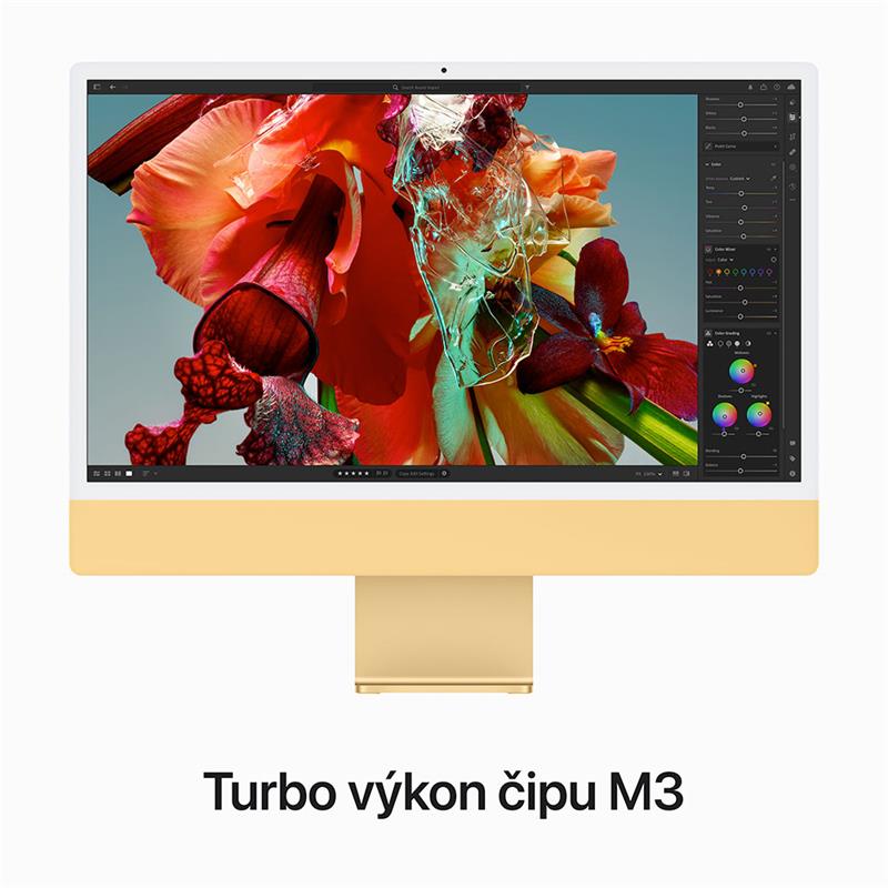 iMac 24" 4.5K Apple M4 8-core CPU 8-core GPU 16GB 256GB Žlutý CZ