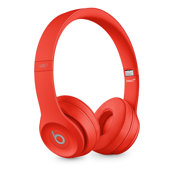 Beats Solo3 Wireless On-Ear Headphones - Icon Collection –Red *Vystavený*