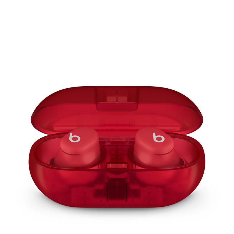 Apple Beats Solo Buds - True Wireless Earbuds - Transparent Red sluchátka