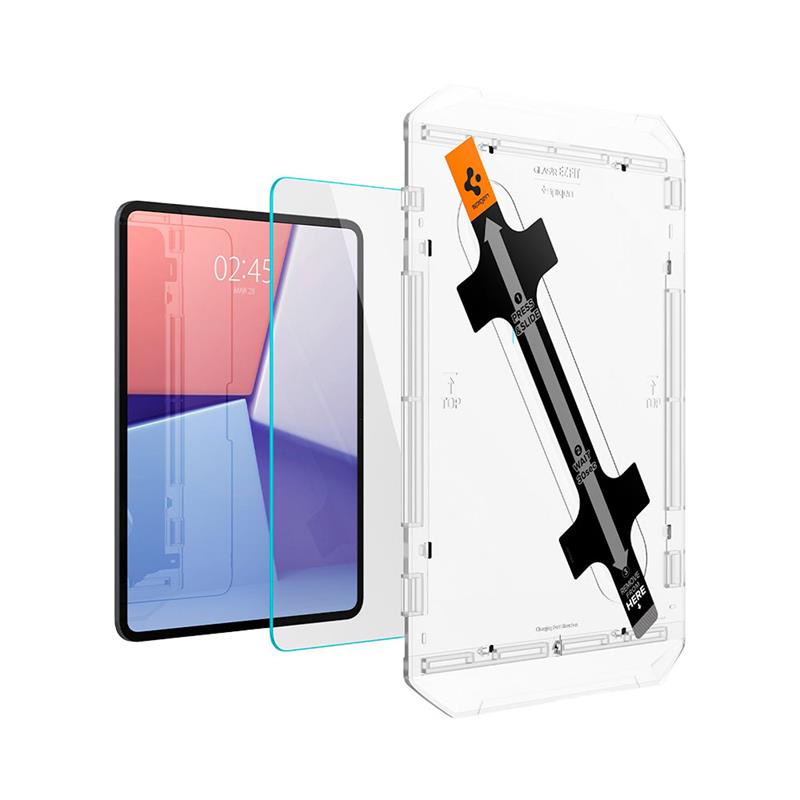 Spigen ochranné sklo Glass tR EZ Fit pre iPad Pro 13" M4 2024 - Clear