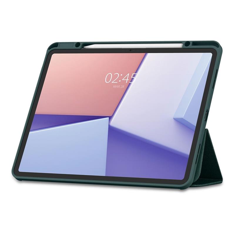 Spigen pouzdro Urban Fit pro iPad Air 11" (M2/M3/M4)/ iPad Pro 11" (2018-2022)/ iPad Air 10,9" (2020-2022) - Midnight Green