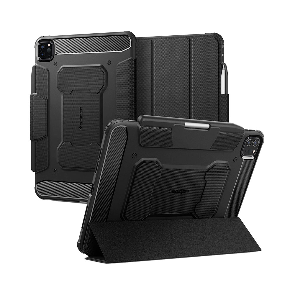 Spigen puzdro Rugged Armor Pro Case pre iPad Pro 11" M4/M5 – Black