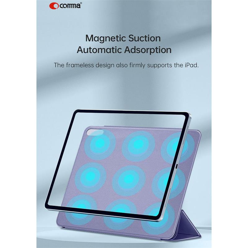 Comma puzdro Rider Magnetic Case pre iPad Pro 11" M4/M5 - Black