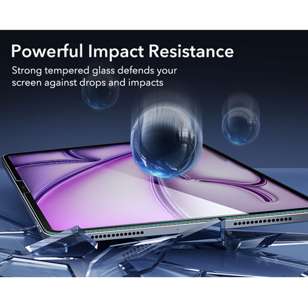 ESR ochranné sklo with Packaging Tool pre iPad Air 13" M2/M3 2024/2025 - Clear