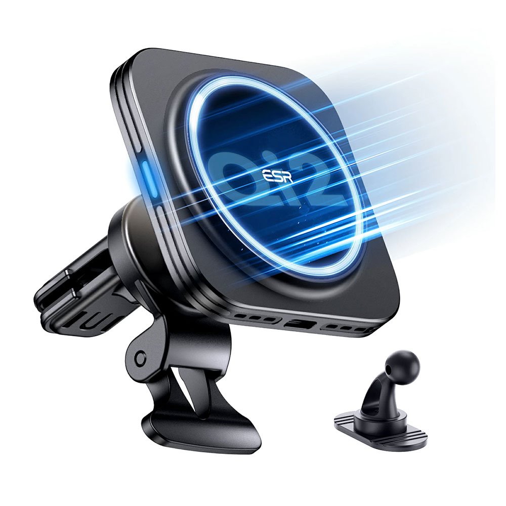 ESR Qi2 Magnetic Wireless Car Charger 15W - Black