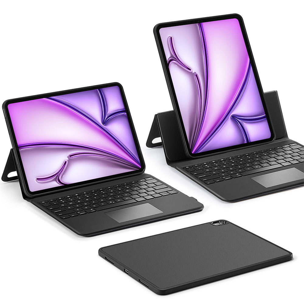 ESR klávesnica Ascend Keyboard Case pre iPad Air 13" M2/M3 2024/2025 EN - Black