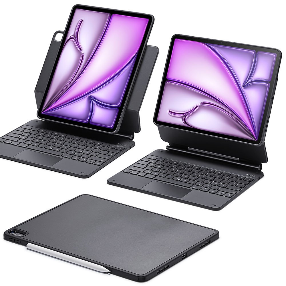 ESR klávesnica Rebound Magnetic Keyboard Case pre iPad Air 13" M2/M3 2024/2025 EN - Black