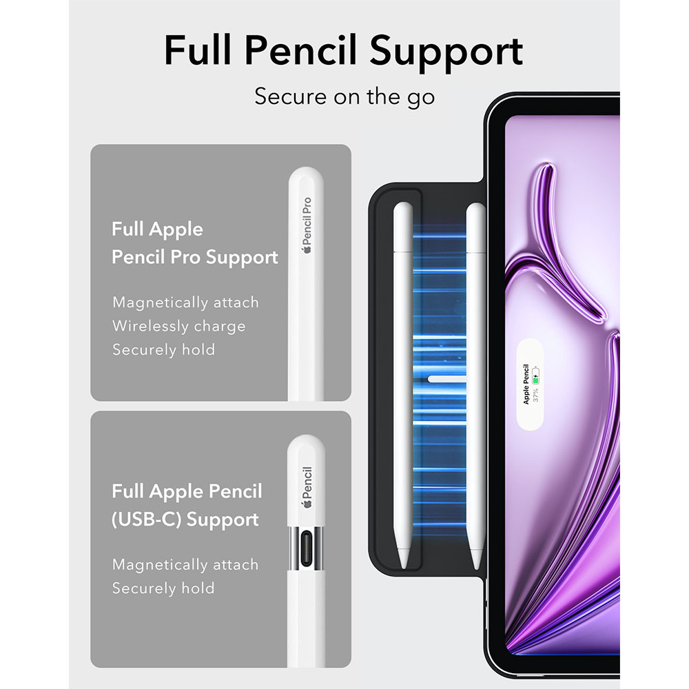 ESR puzdro Rebound Magnetic Case pre iPad Air 13" M2/M3 - Lavender