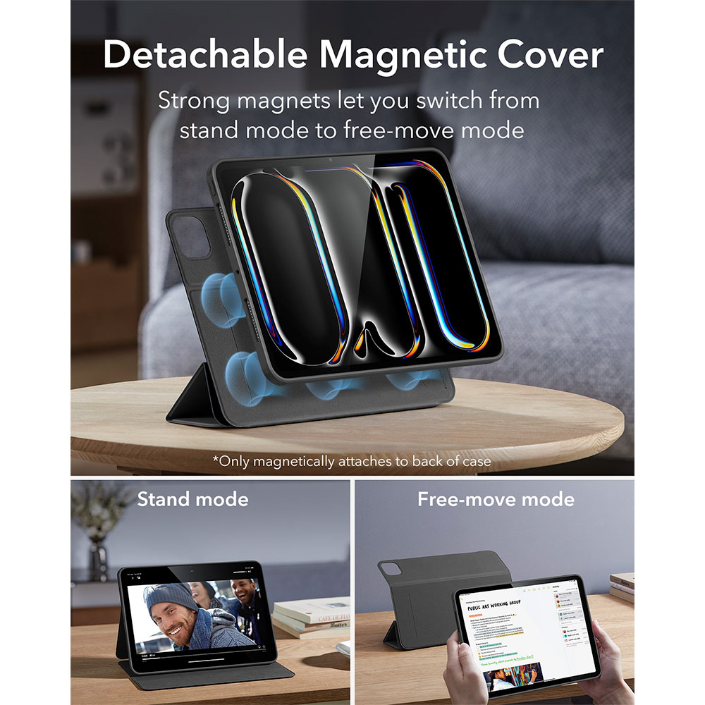 ESR puzdro Rebound Hybrid Case 360 pre iPad Pro 11" M4/M5 - Black