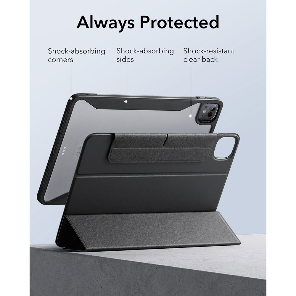 ESR puzdro Rebound Hybrid Case 360 pre iPad Pro 11" M4/M5 - Gray