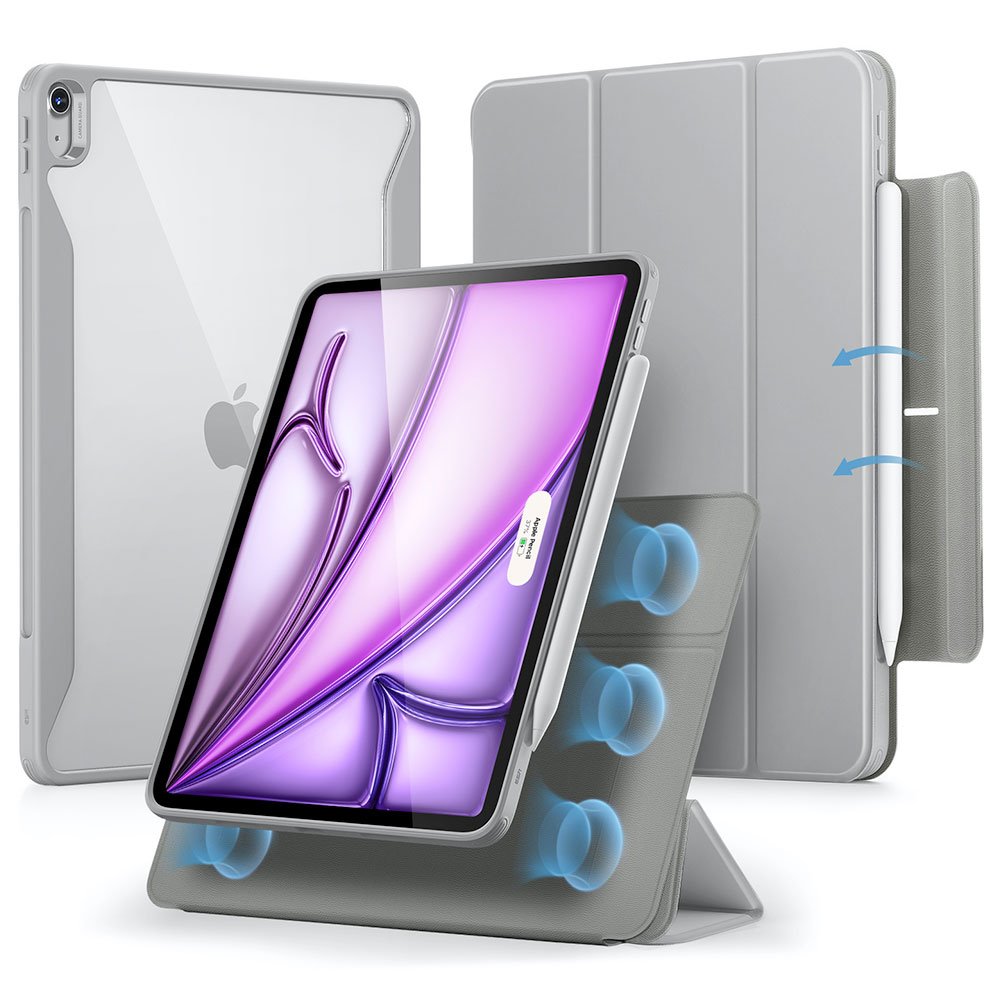 ESR puzdro Rebound Hybrid Case 360 pre iPad Air 13" M2/M3 2024/2025 - Gray