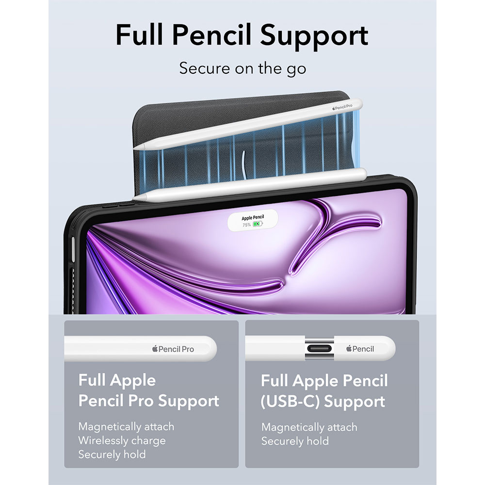 ESR puzdro Rebound Hybrid Case 360 pre iPad Air 13" M2/M3 2024/2025 - Lavender