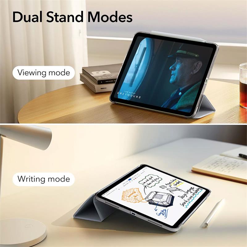 ESR puzdro Ascend Trifold Case pre iPad Air 11" M1/M2/M3 - Gray