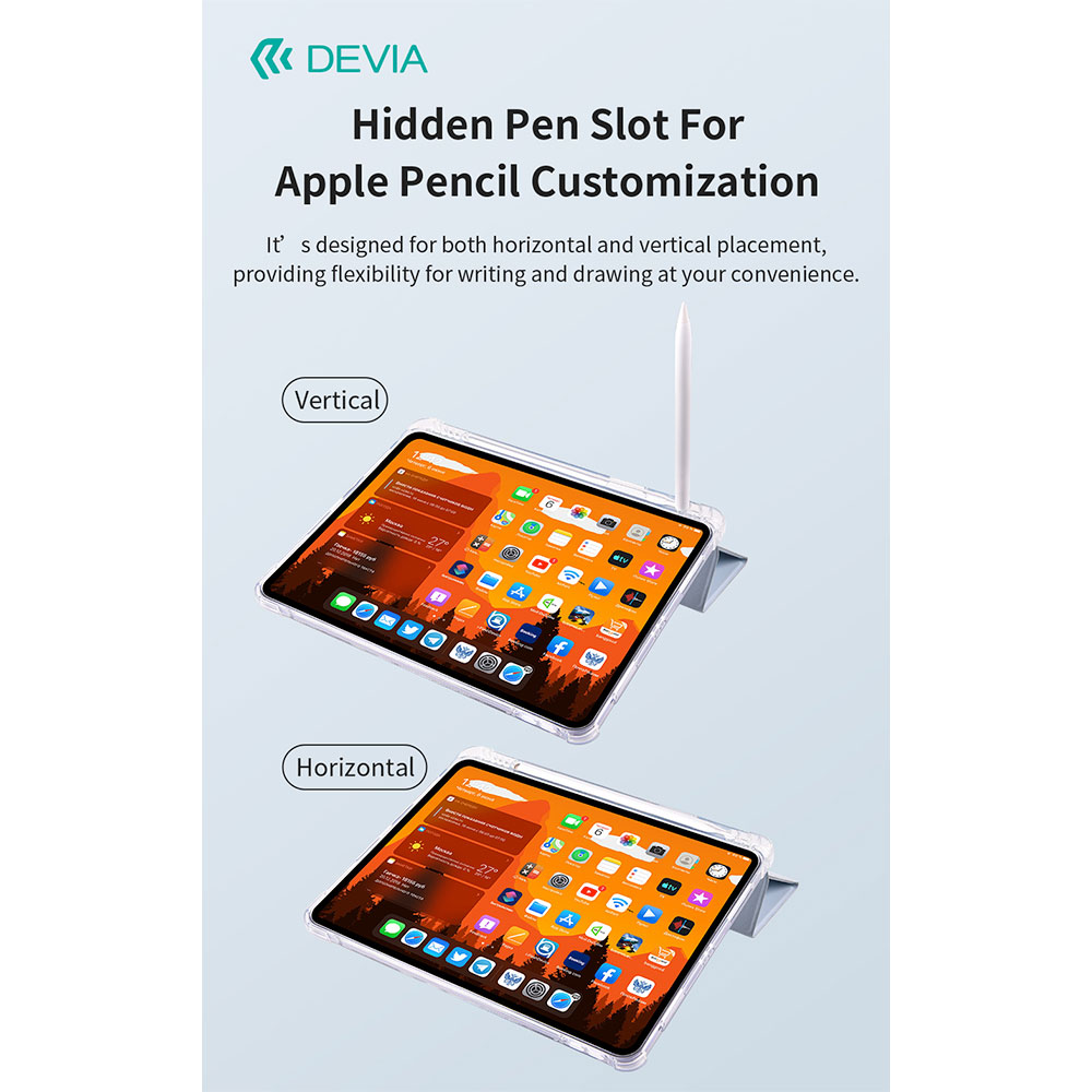 Devia puzdro Cool Series Protective Case pre iPad 10-11 Gen 2022/2025 - Blue
