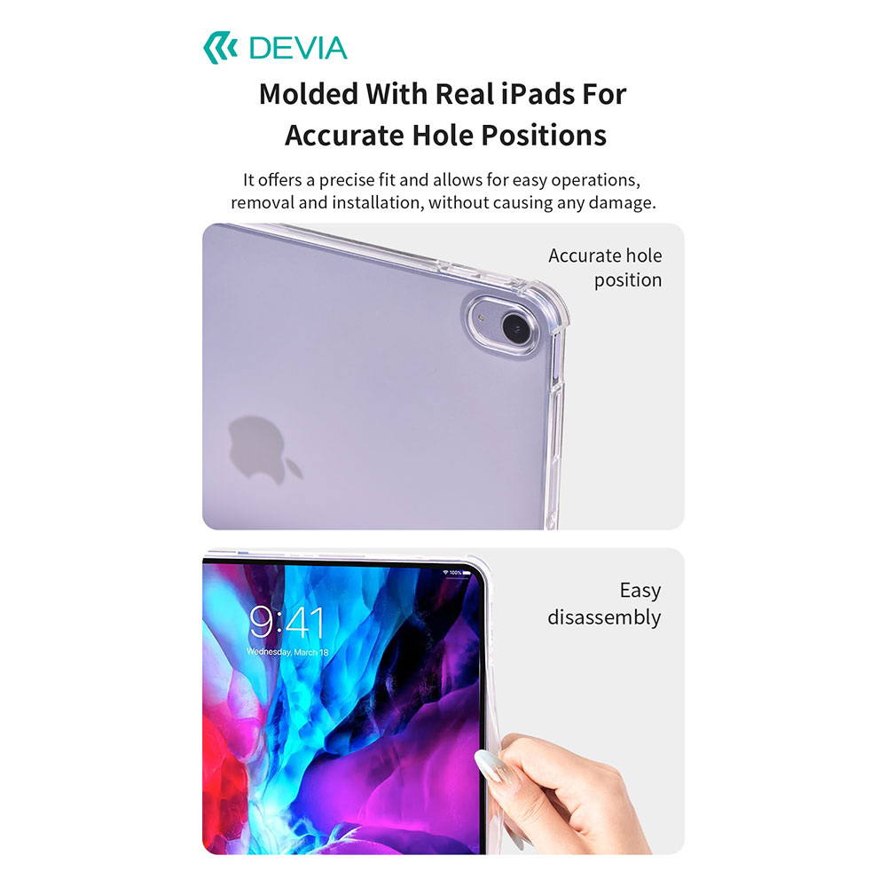 Devia puzdro Cool Series Protective Case pre iPad 10-11 Gen 2022/2025 - Pink