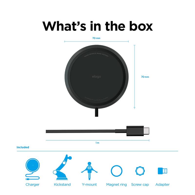 Elago MagSafe Phone Car Mount - Black