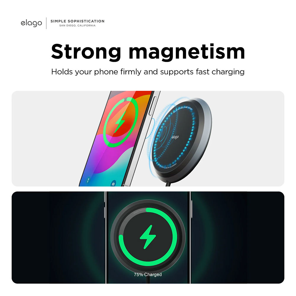 Elago Tesla Magnetic Aluminum Car Mount pre Tesla model 3 a Y - Black