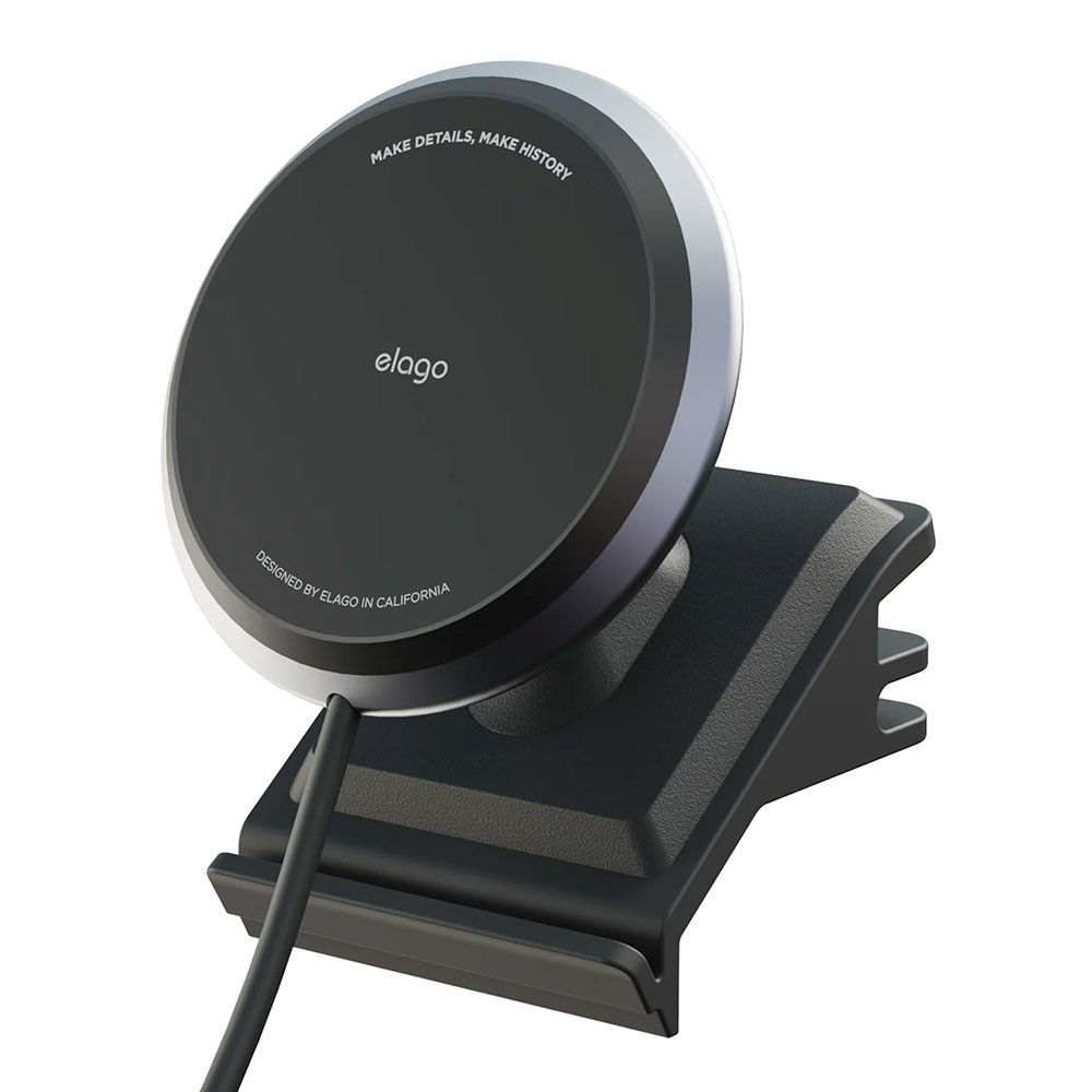 Elago Tesla Magnetic Aluminum Car Mount pre Tesla model 3 a Y - Black